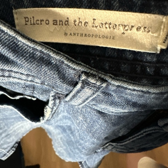 Anthropologie slim boyfriend Denim Blue Women's Shorts - Picture 4 of 5